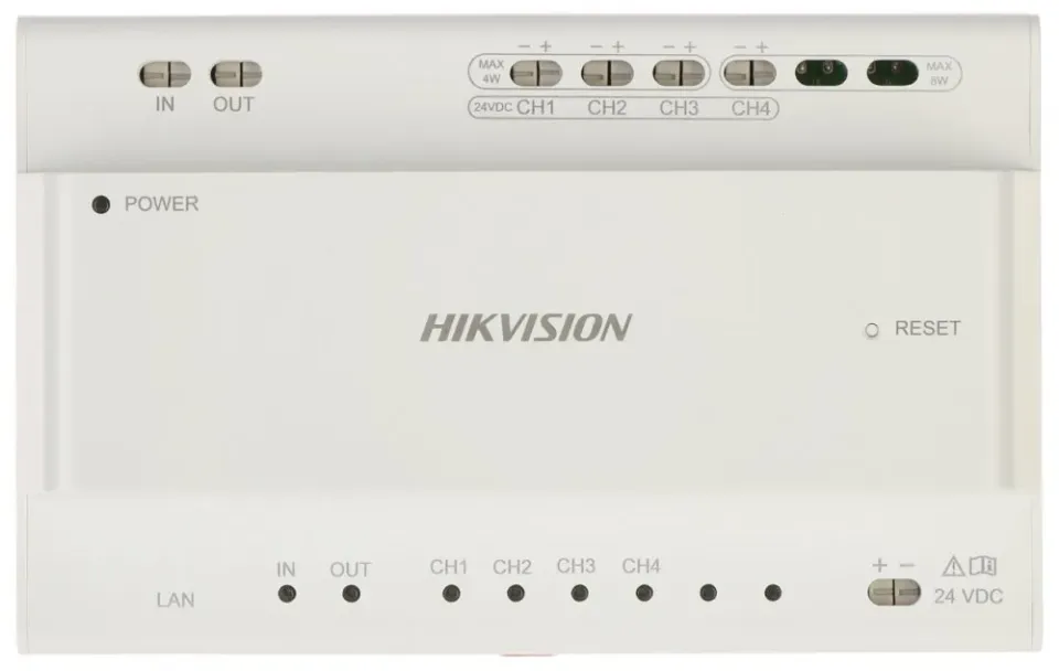Hikvision DS-KIS702Y kit videotelefonu, 2-drát, bytový monitor+ dveřní stanice + zdroj