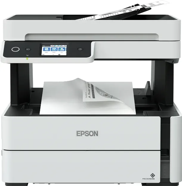 Epson EcoTank M3180 – A4-Schwarzweiß-Tintentank-Multifunktionsdrucker 4-in-1 (Druck, Kopie, Scan, Fax), Duplex, ADF, PCL, Ethernet und WLAN