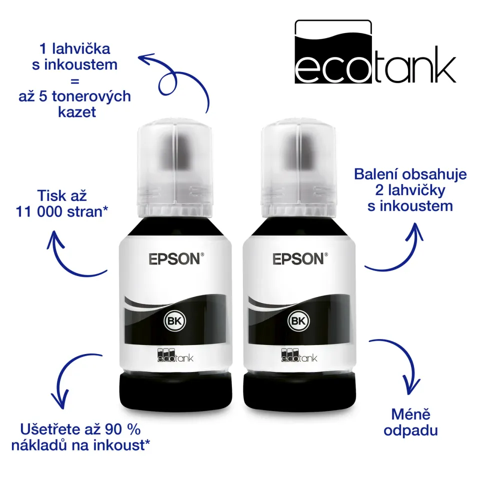 EPSON EcoTank M3180 - A4/39ppm/1ink/USB/LAN/WiFi/Duplex