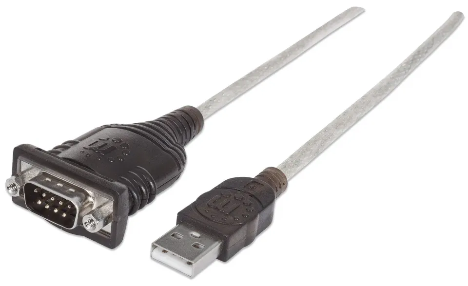 MANHATTAN Převodník z USB na sériový port (FTDI FT232RL Chip, 45cm)