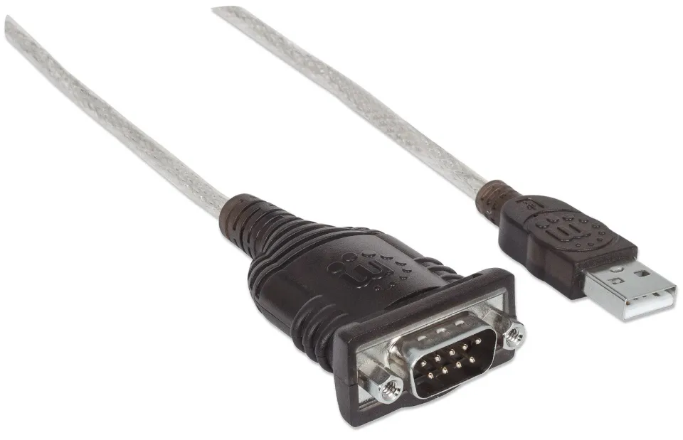 MANHATTAN Převodník z USB na sériový port (FTDI FT232RL Chip, 45cm)