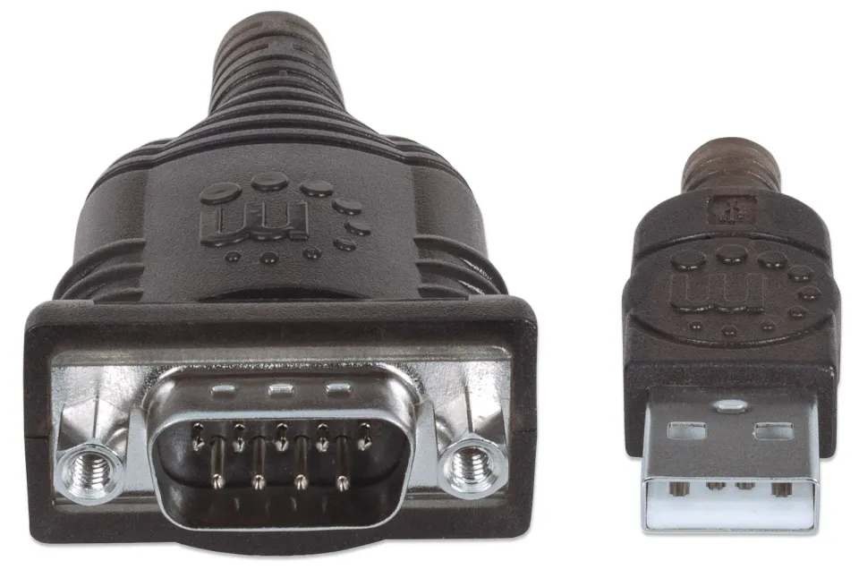 MANHATTAN Převodník z USB na sériový port (FTDI FT232RL Chip, 45cm)