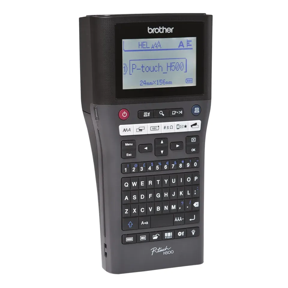Brother P-touch PT-H500 – ruční tiskárna štítků do 24 mm, připojení k PC přes USB, automatický odstřih