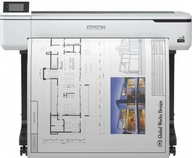 Epson SureColor SC-T5100 – technická tiskárna 36" (A0) se stojanem, 4 pigmentové inkousty, Wi-Fi a Ethernet