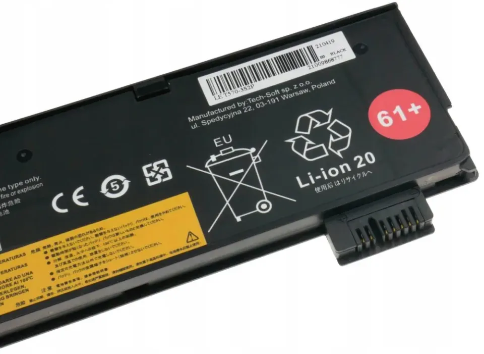 TRX Baterie Polion 01AV423 pro notebooky LENOVO SB10K97580 ThinkPad P51S T25 T470 T480 T570 - 4400mAh 49Wh /neoriginální