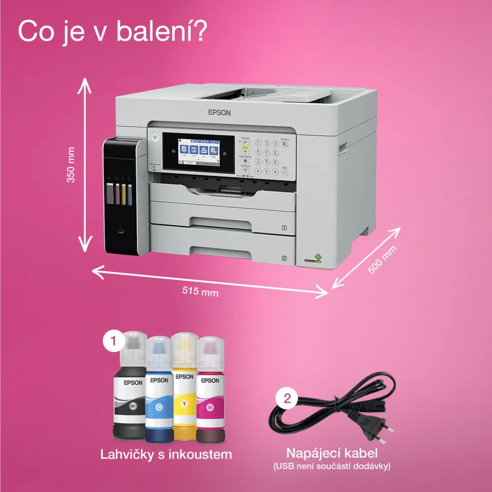 EPSON L15180 - A3+/25ppm/4ink/DADF/Fax/Wi-Fi//LAN/Duplex/CISS
