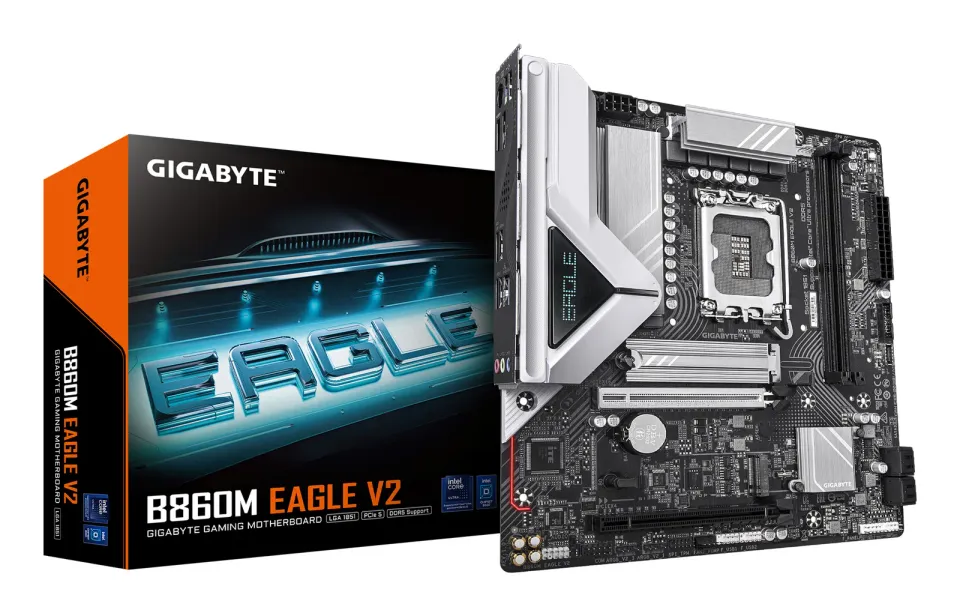 GIGABYTE MB Sc LGA1851 B860M EAGLE V2, Intel B860, 2xDDR5, 1xDP, 1xHDMI, mATX