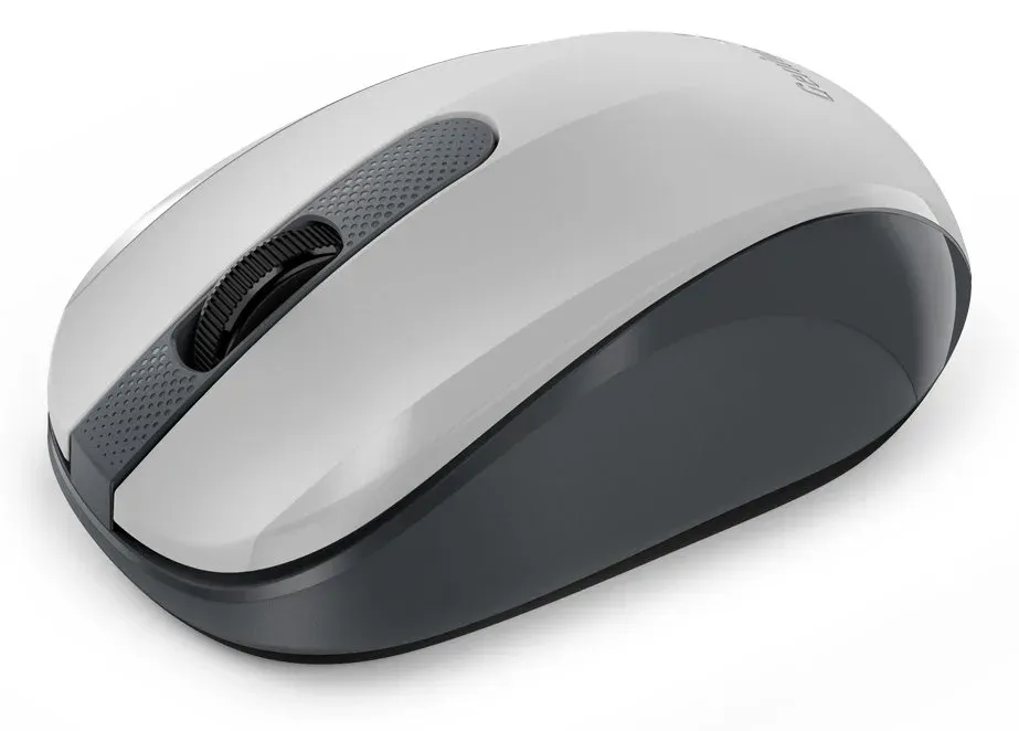 Genius NX-8008S, Myš, bezdrátová, optická, 1200dpi, 3 tlačítka, USB, bílo-šedá