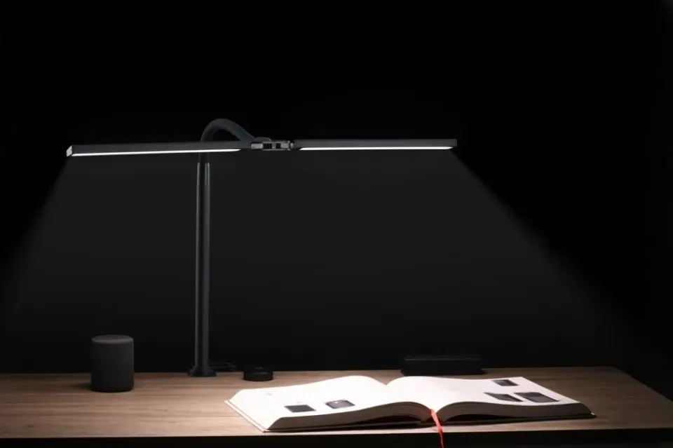 IMMAX LED Iineární lampička na monitor OFFICE/ 950lm/ CCT/ stmívatelná/ externí ovládací tlačítko/ černo-šedá