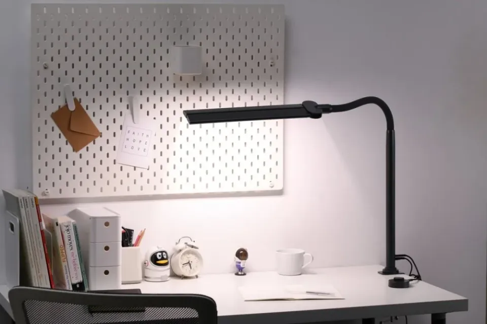IMMAX LED Iineární lampička na monitor OFFICE/ 950lm/ CCT/ stmívatelná/ externí ovládací tlačítko/ černo-šedá
