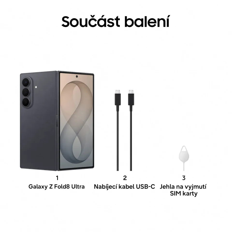 Samsung Galaxy Z Fold 8 Ultra/16GB/1TB/Graphite
