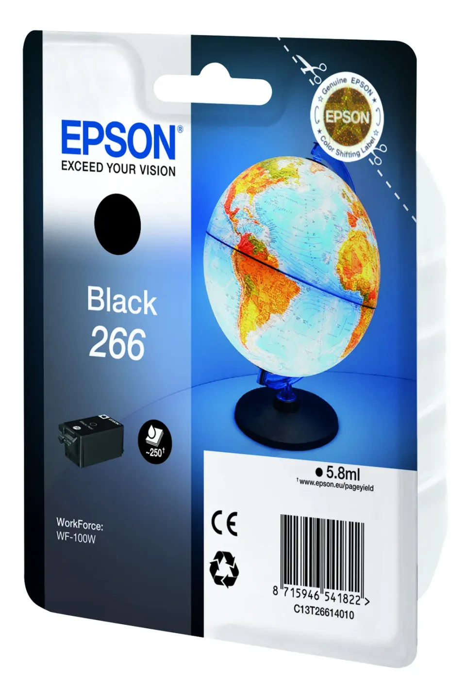 EPSON cartridge T2661 černá (globus)