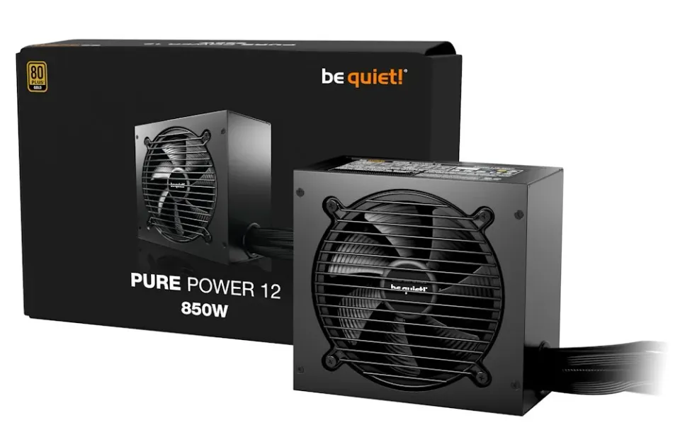 Be quiet! / zdroj PURE POWER 12 850W / ATX 3.1 / 120mm fan / 80 Plus Gold