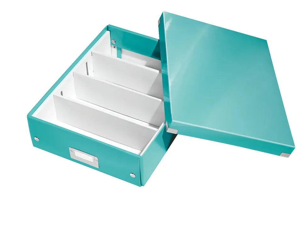 LEITZ Organizační box Click&Store, velikost M, ledově modrá