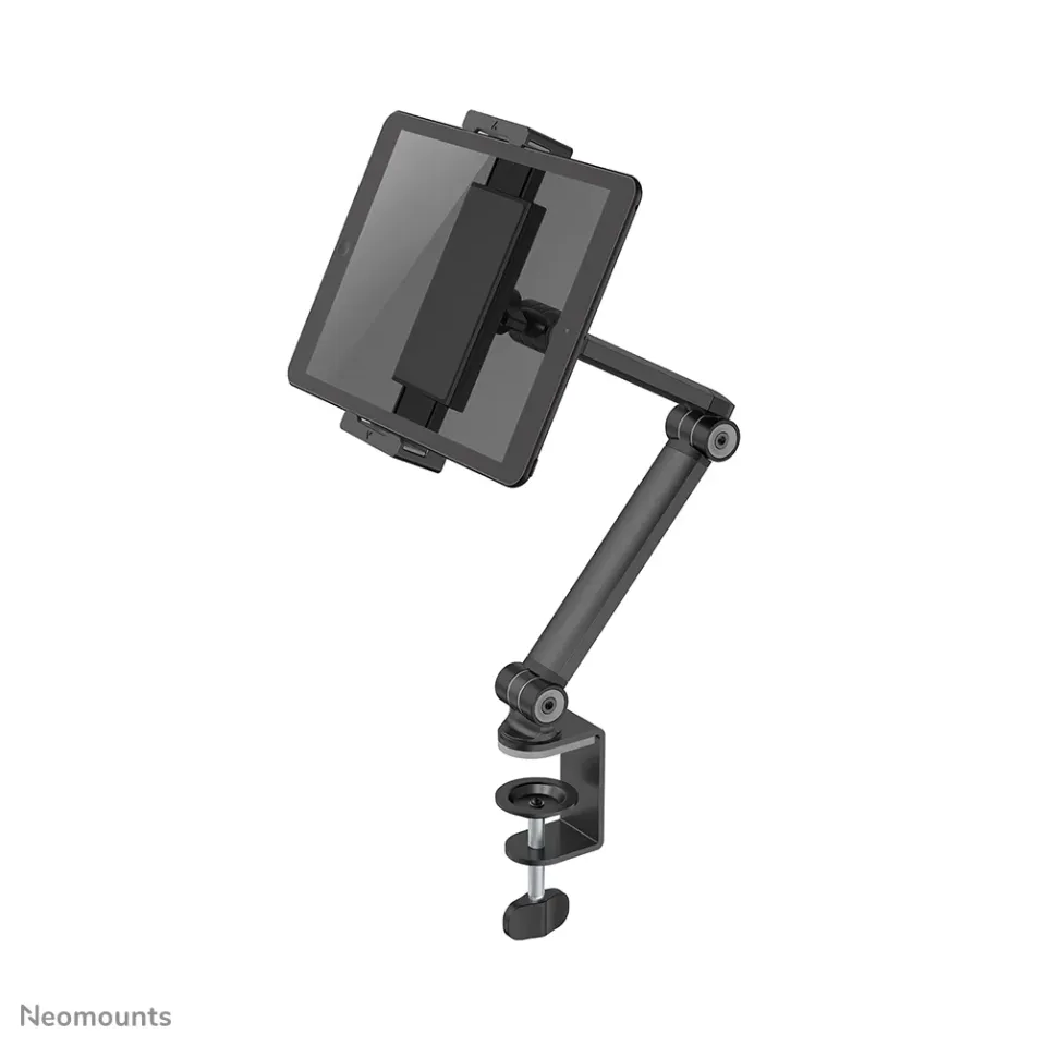 Neomounts DS15-545BL1/Držák tabletu/na stůl/4,7-12,9" /náklon/rotace 360°/3 čepy/černý