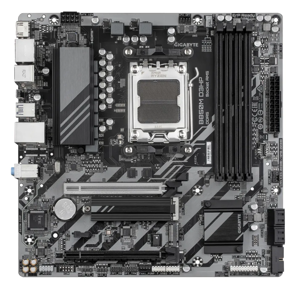 GIGABYTE MB Sc AM5 B850M D3HP, AMD B850, 4xDDR5, 2xDP, 1xHDMI, mATX