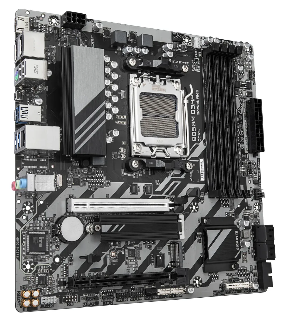 GIGABYTE MB Sc AM5 B850M D3HP, AMD B850, 4xDDR5, 2xDP, 1xHDMI, mATX
