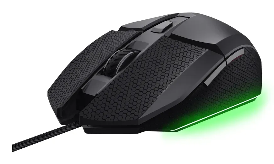TRUST Myš GXT 121 Felox+, Drátová USB, RGB, černá