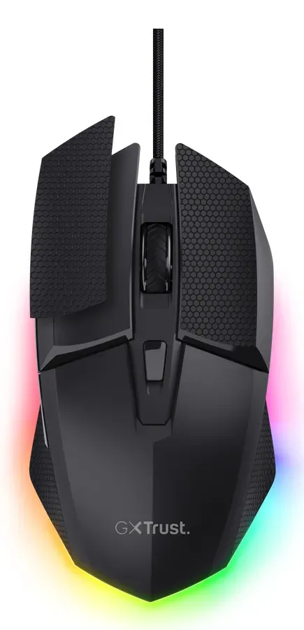 TRUST Myš GXT 121 Felox+, Drátová USB, RGB, černá