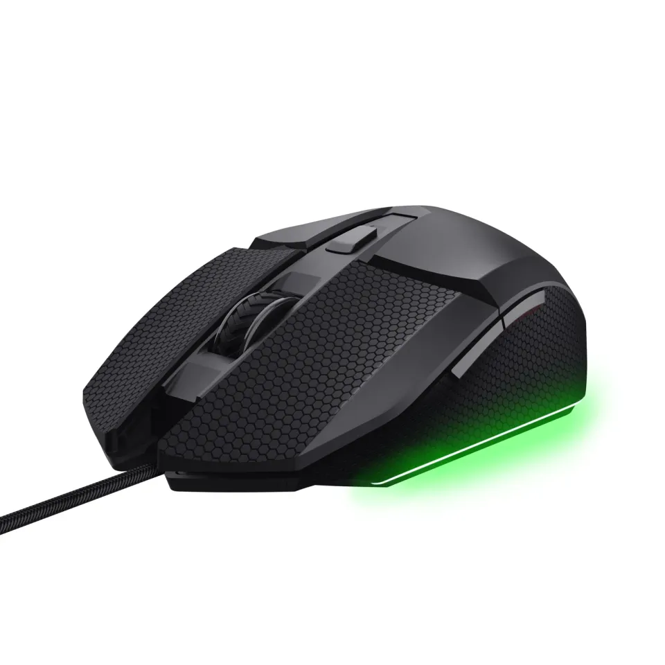TRUST Myš GXT 121 Felox+, Drátová USB, RGB, černá