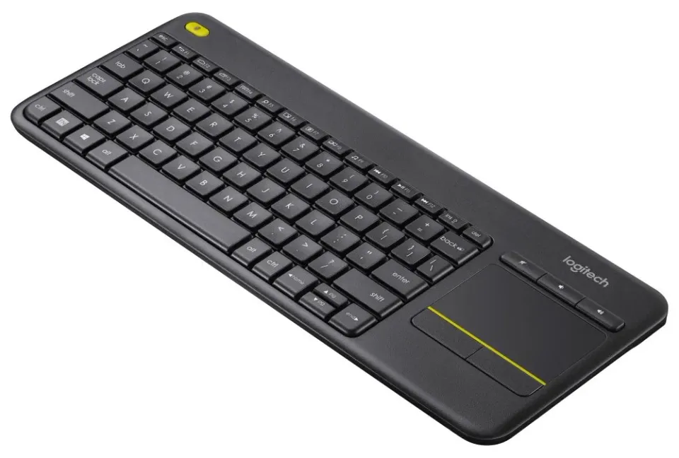 Logitech K400 plus/Bezdrátová USB/US layout/Černá
