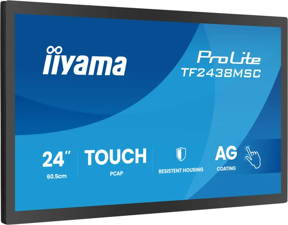 24" iiyama TF2438MSC-B2: PCAP,IPS,FHD,HDMI,DP