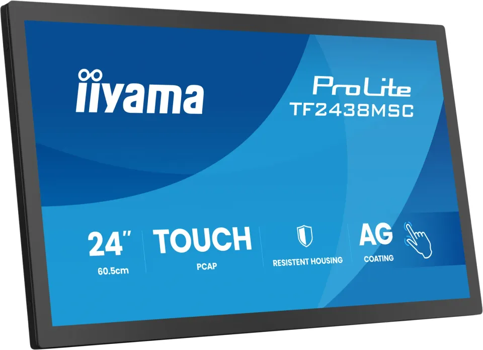 24" iiyama TF2438MSC-B2: PCAP,IPS,FHD,HDMI,DP