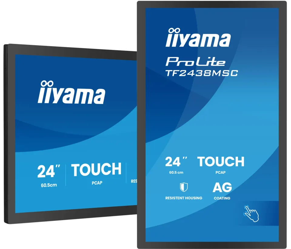 24" iiyama TF2438MSC-B2: PCAP,IPS,FHD,HDMI,DP