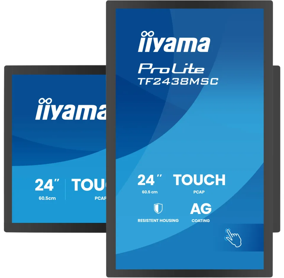 24" iiyama TF2438MSC-B2: PCAP,IPS,FHD,HDMI,DP