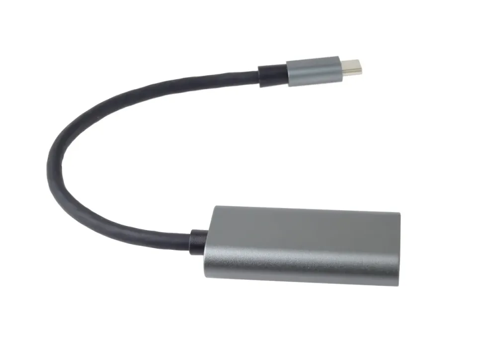 PremiumCord Převodník USB-C na HDMI, rozlišení 4K a FULL HD 1080p, kovové pouzdr