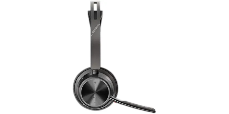 Poly Voyager Focus 2 bezdrátová náhlavní souprava, USB-A/C adaptér, stereo, nabíjecí stojánek