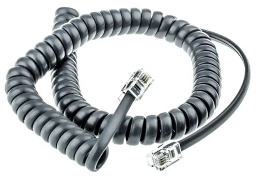 Yealink kroucený kabel ke sluchátku, 3,5 m