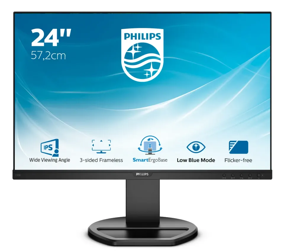 Philips/230B8QJEB/22,5"/IPS/1920x1200/60Hz/5ms/Black/3R