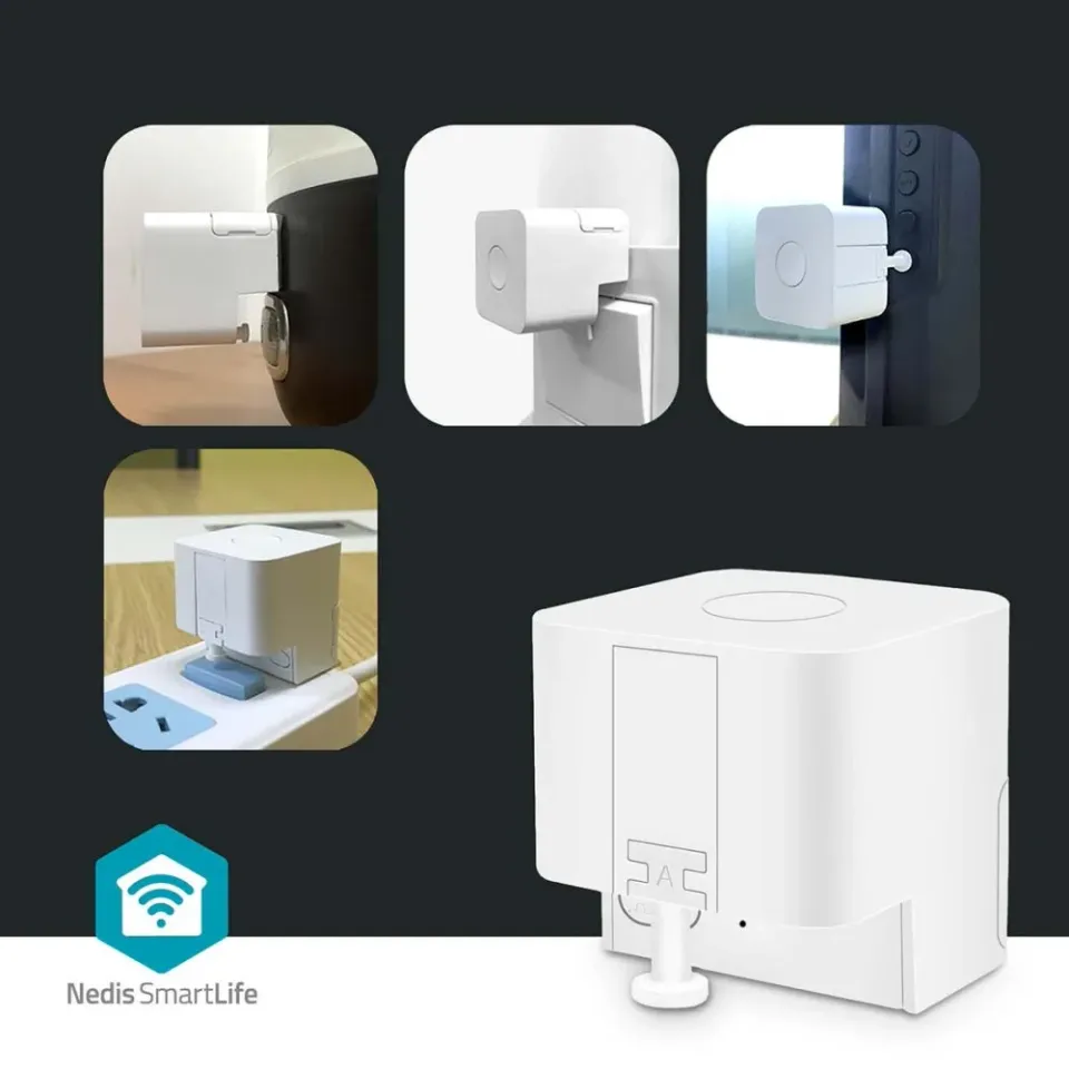 NEDIS chytrý prstový robot/ CR2/ 1000 mAh/ Bluetooth/ tři druhy prstů/ bílý