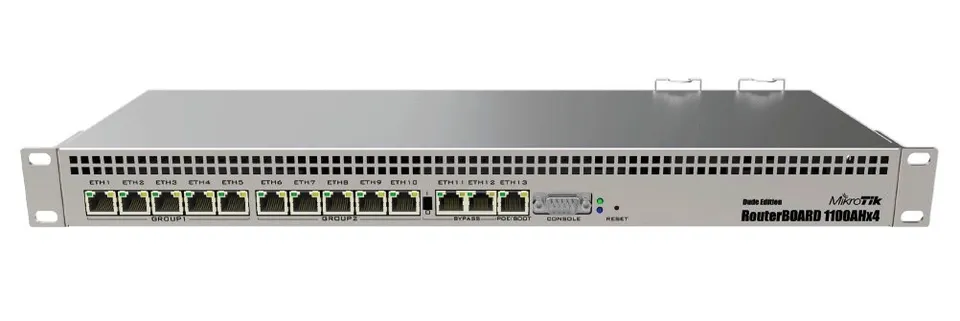 Mikrotik RouterBOARD RB1100x4, RB1100AHx4, 1GB RAM, 4x 1.4 GHz, RouterOS L6