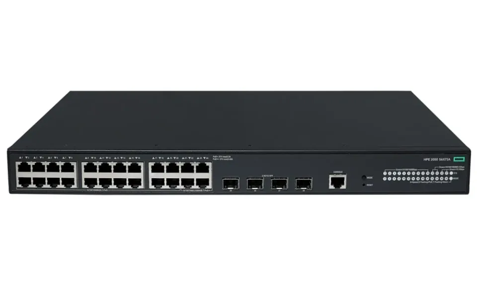 HPE Networking CW 2050 24p 10/100/1000BT PoE+ 4p SFP 1G/2.5G 420W Switch