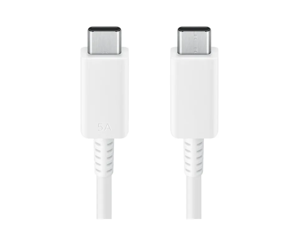 Samsung datový kabel EP-DX510JWE, USB-C, 5A, 1,8 m, bílá
