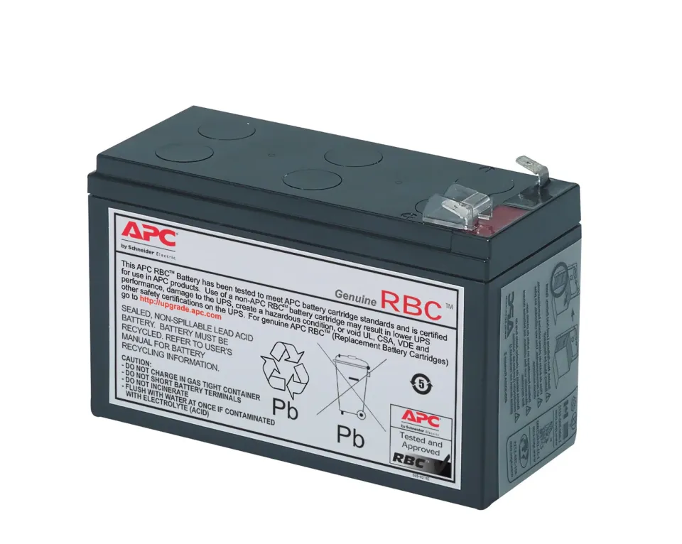 APC Replacement Battery RBC17, náhraní baterie pro UPS, pro BK650, BX800CI, BX950U, BE700G ...