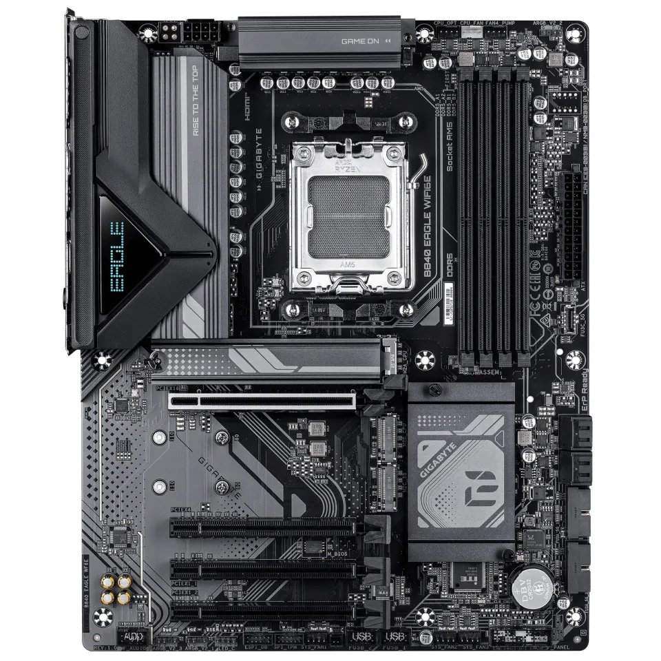 GIGABYTE MB Sc AM5 B840 EAGLE WF6E, AMD B840, 4xDDR5, Wifi, DP, HDMI, ATX
