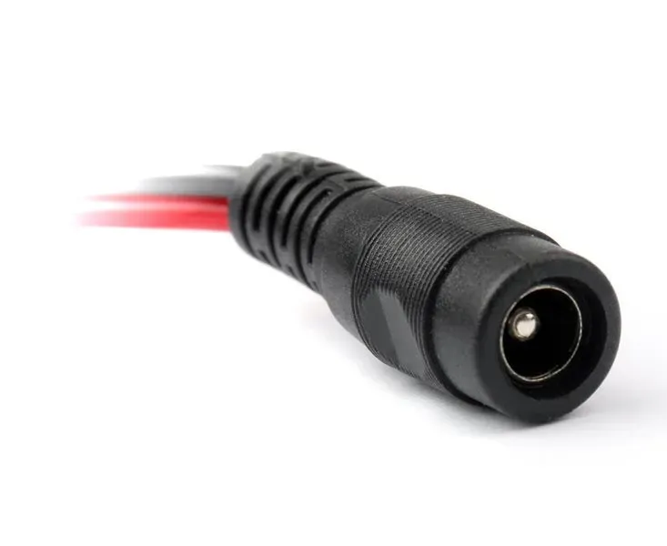 XtendLan Napájecí kabel/pigtail s jedním konektorem (jack 2,1mm samice) ke zdroji, vodiče 2x 0,75mm2, délka 30cm