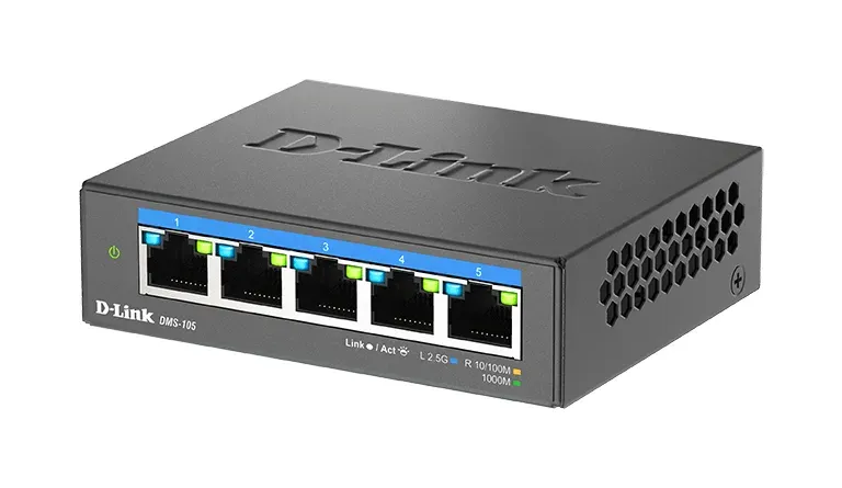 D-Link DMS-105/E 5-Port Multi-Gigabit Unmanaged Switch