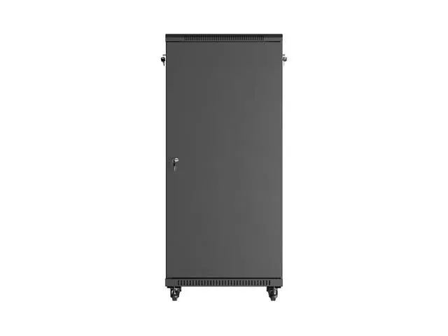 LANBERG Volně stojící skříň 19" 27U/600x600 (v rozloženém stavu) černá (RAL9004)