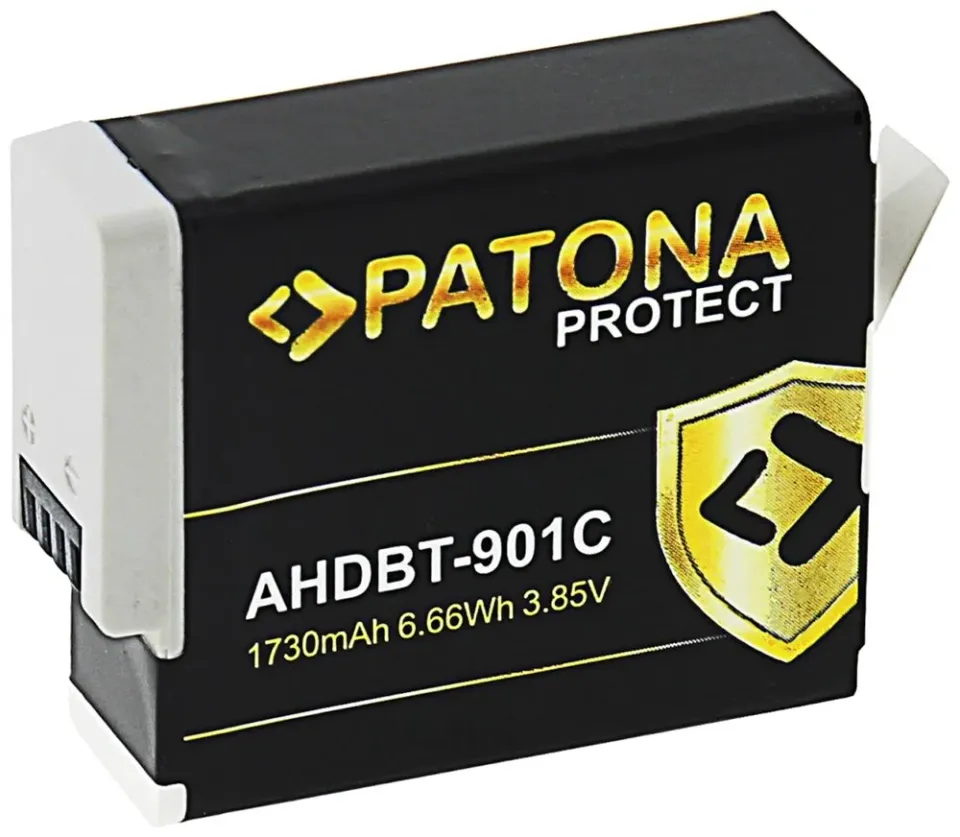 PATONA nabíječka pro digitální kameru Triple GoPro Hero 9/Hero 10/Hero 11/Hero 12/ 3x baterie 1730mAh Enduro