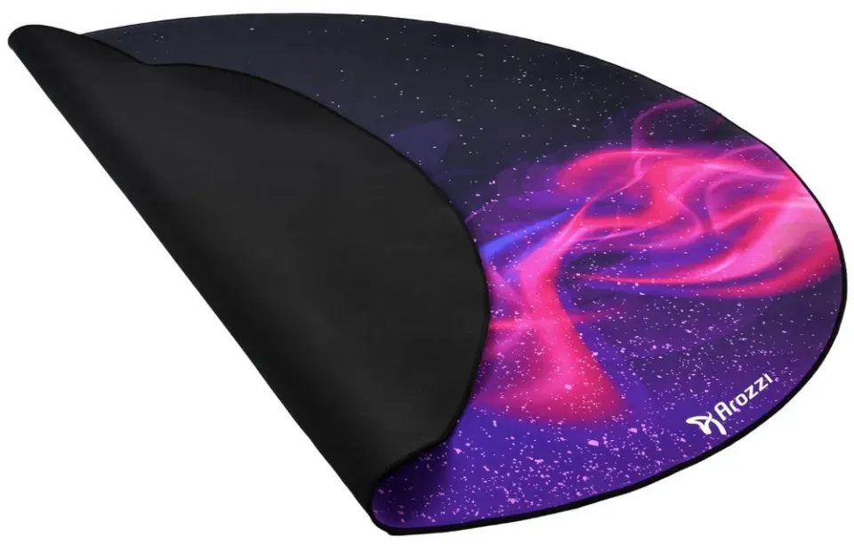 AROZZI Zona Floorpad Galaxy/ ochranná podložka na podlahu/ kulatá 121 cm průměr/ design galaxie