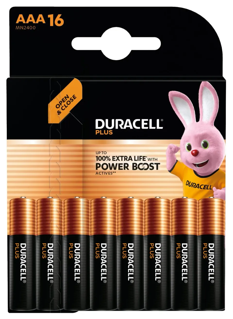 Duracell MN2400B16 Duracell Plus AAA 16 Pack
