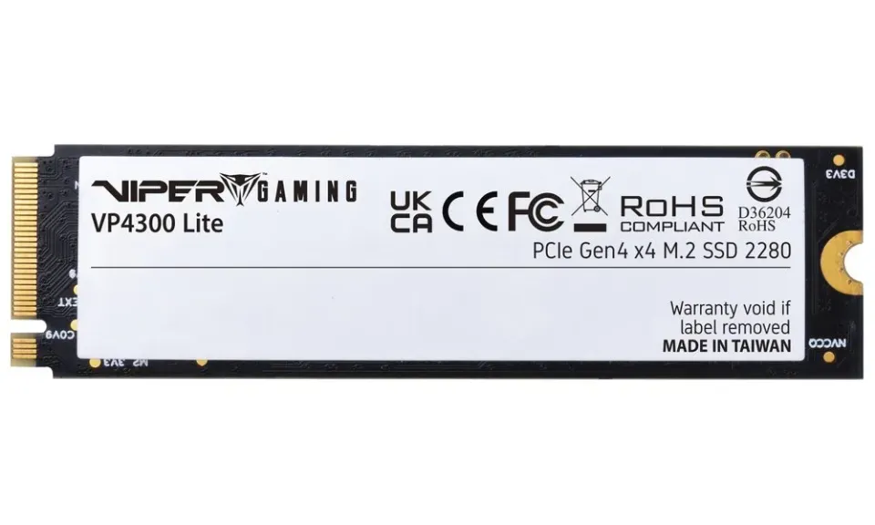 PATRIOT VIPER VP4300 Lite 4TB SSD / Interní / M.2 PCIe Gen4 x4 NVMe / 2280 / DRAMLESS