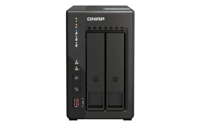 QNAP TS-253E-8G TurboNAS server s RAID, 8GB DDR4, pro 2x 3,5/2,5in SATA3 HDD/SSD (2x HDMI, 2x USB2, 2x USB3.2g2 + 2x 2.5GLAN) datové úložiště