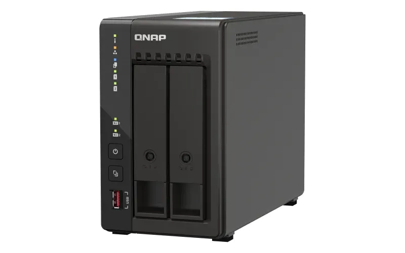 QNAP TS-253E-8G TurboNAS server s RAID, 8GB DDR4, pro 2x 3,5/2,5in SATA3 HDD/SSD (2x HDMI, 2x USB2, 2x USB3.2g2 + 2x 2.5GLAN) datové úložiště