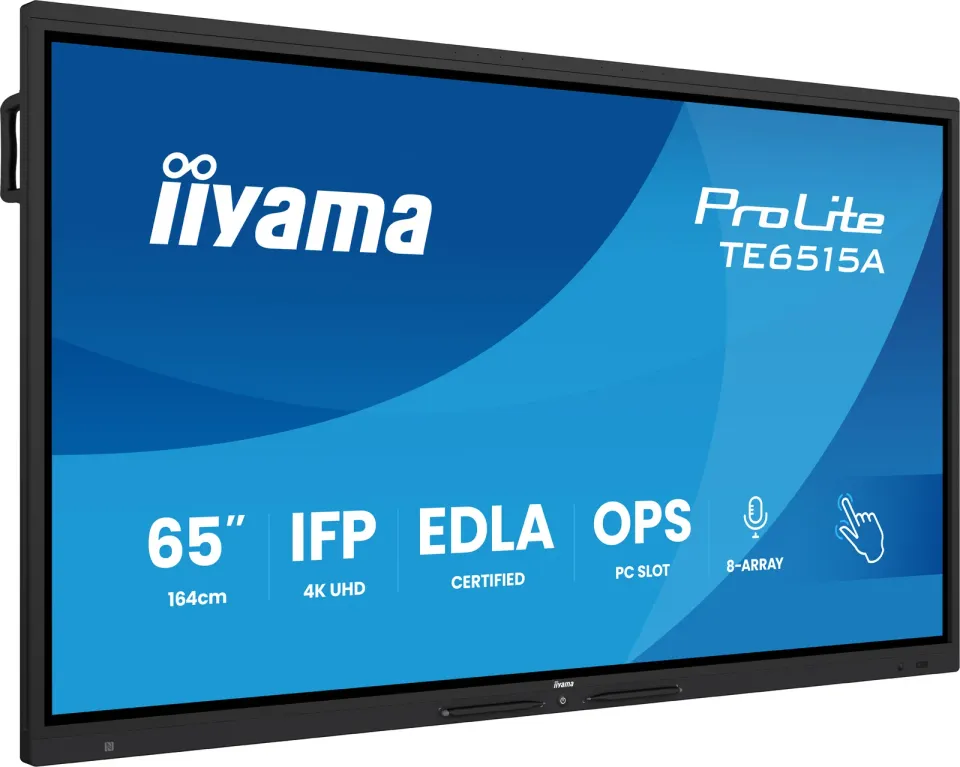 65" iiyama TE6515A-B2AG:VA,4K,EDLA,NFC