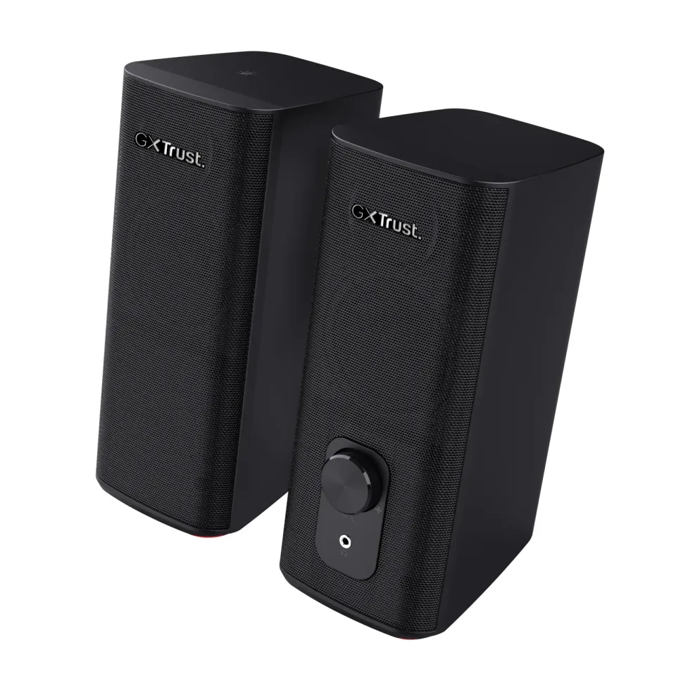 TRUST reproduktory GXT 612 CETIC RGB-Illuminated 2.0 Speaker Set, Bluetooth, černá